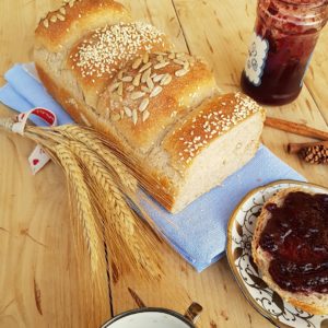 questa immagine rappresenta pan bauletto proteico ricetta di pasticcinadoconlafranca