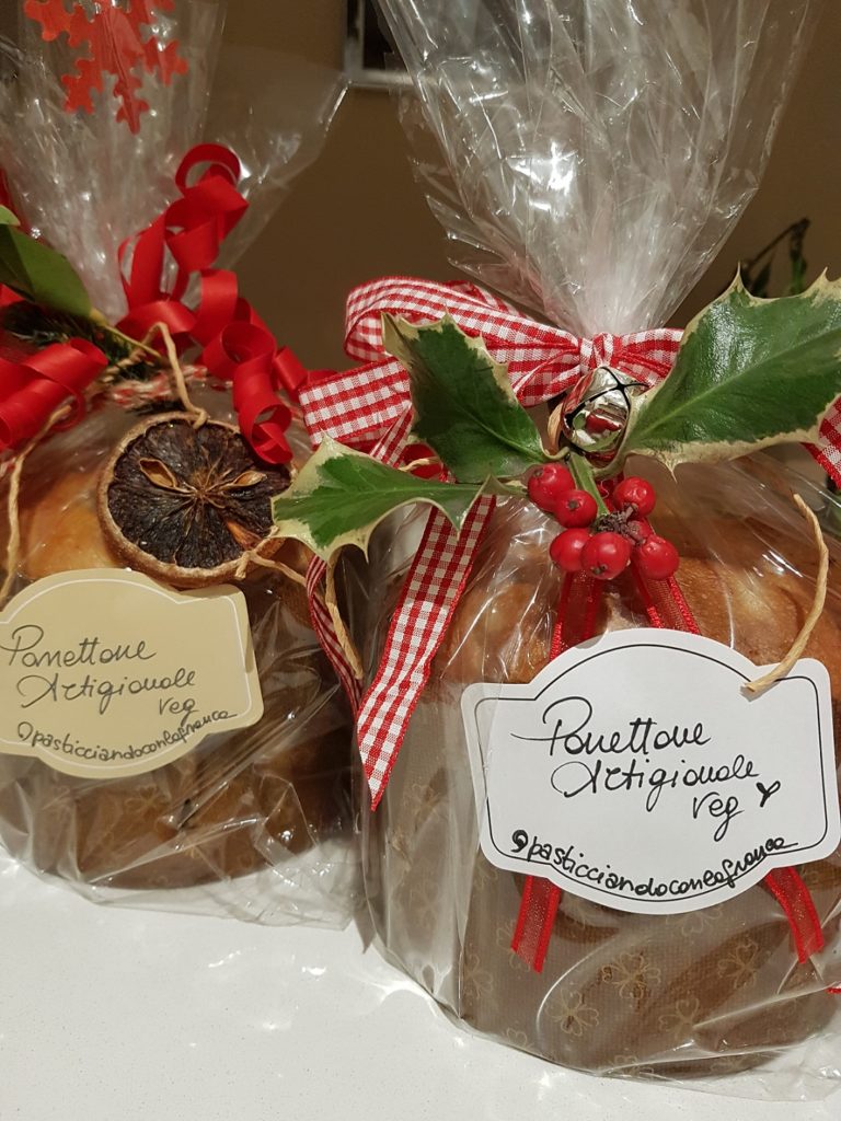 questa immagine rappresenta panettone vegan veggyttone ricetta di pasticciandoconlafranca