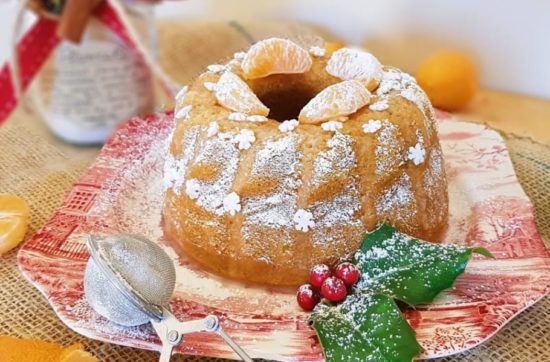 questa immagine rappresenta bundt cake zucca e mandarino ricetta di pasticciandoconlafranca