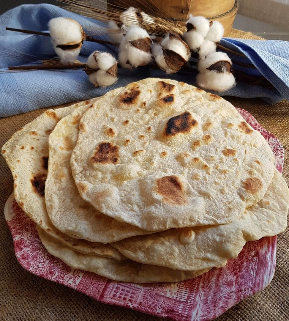 questa immagine rappresenta il pane chapati ricetta di pasticciandoconlafranca