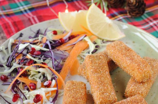 questa immagine rappresenta i bastoncini di tofu ricetta di pasticciandoconlafranca