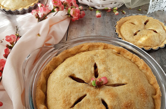 questa foto rappresenta la apple pie vegana vegan apple pie dalla ricetta di pasticciandoconlafranca