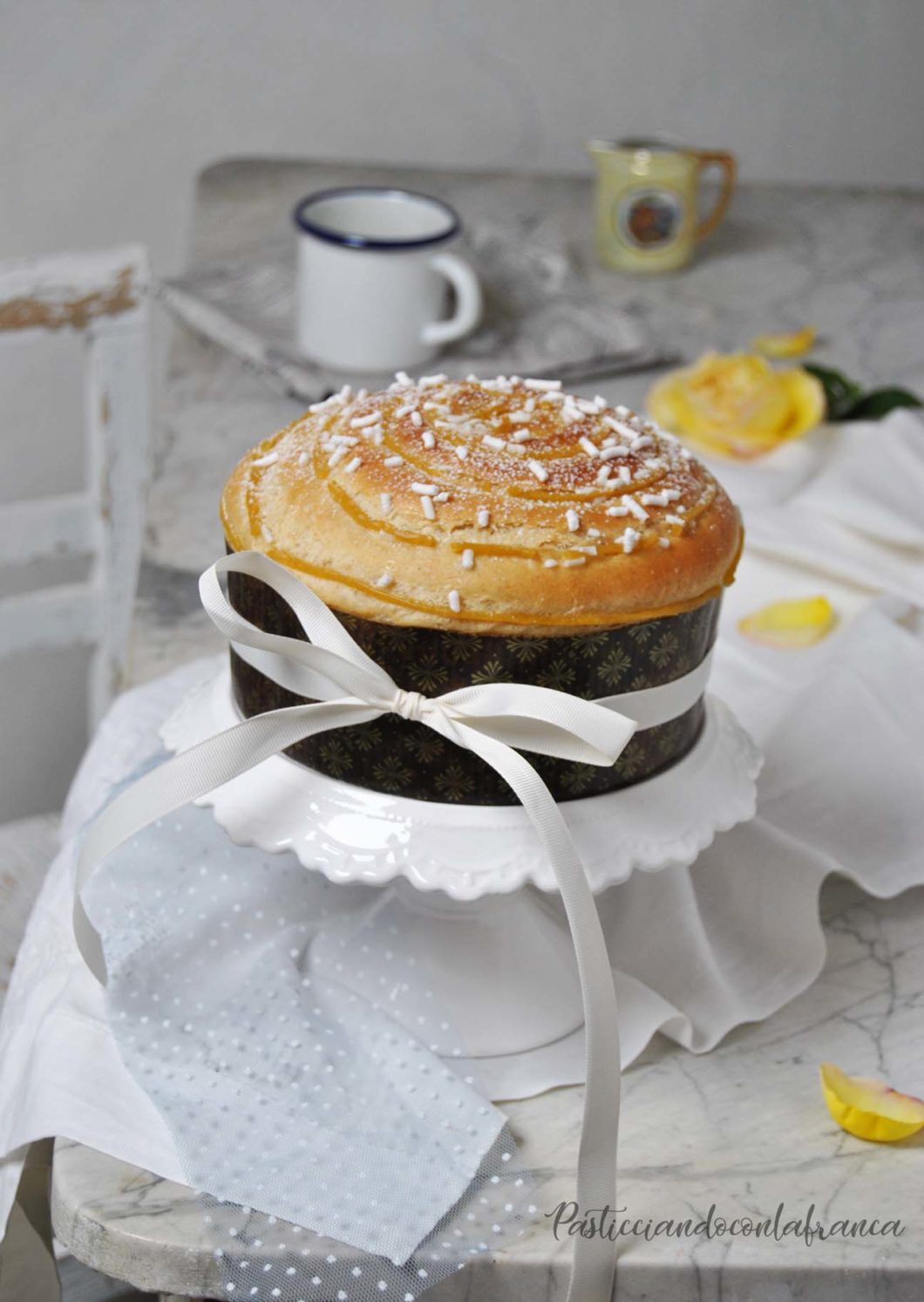 questa immagine rappresenta brioches veneziane alla crema ricetta di pasticciandoconlafranca