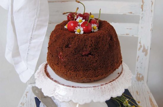 Bundt cake cioccolato e ciliegie ricette di pasticciandoconlafranca