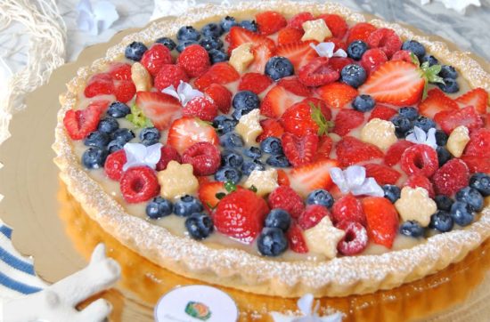 crostata con crema al limone e frutti di bosco ricetta di pasticciandoconlafranca