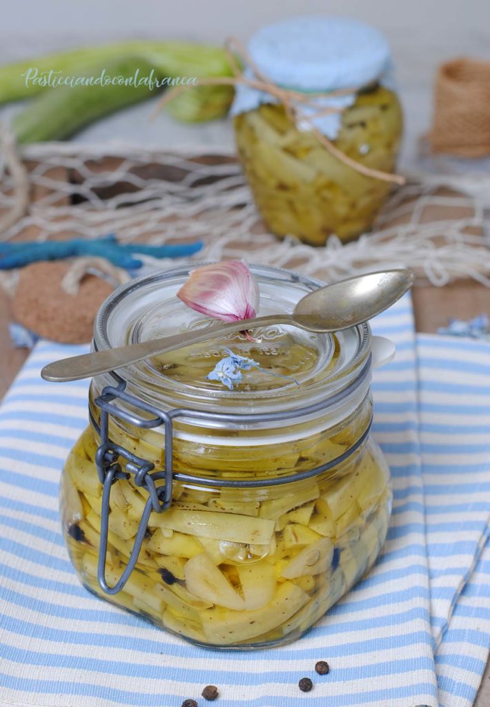 zucchine trombette sott'olio ricetta di pasticciandoconlafranca