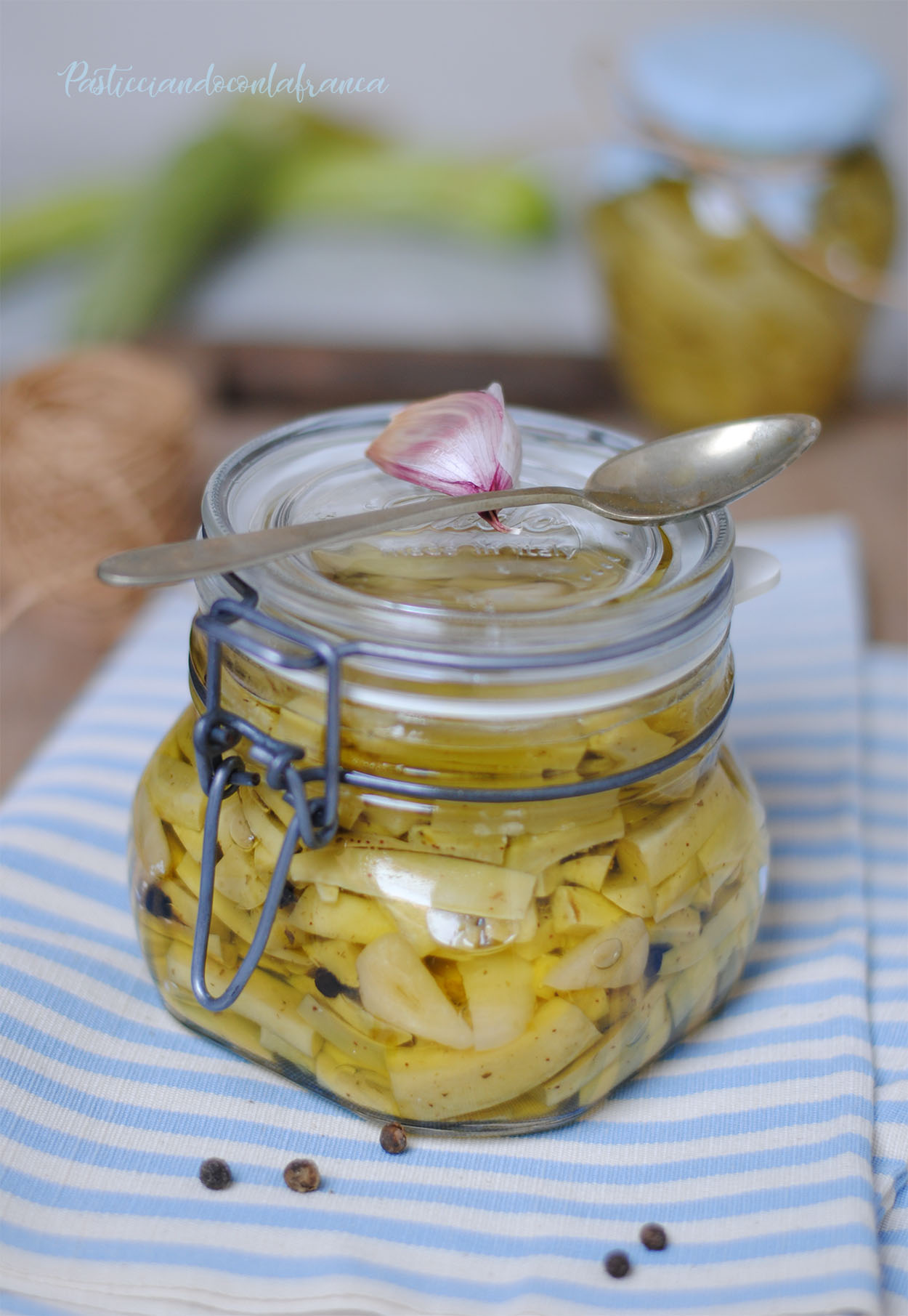 zucchine trombette sott'olio ricetta di pasticciandoconlafranca