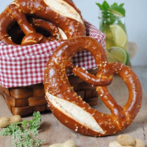 questa immagine rappresenta i miei Bretzels ricetta di pasticciandoconlafranca