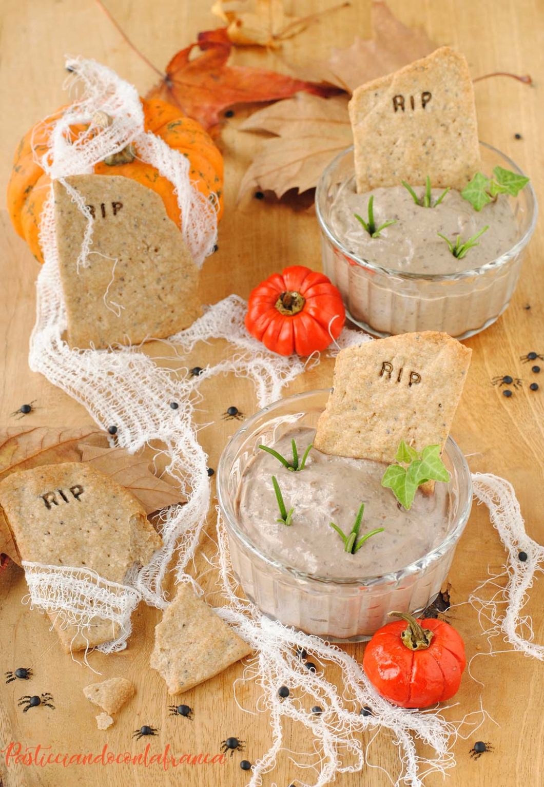 questa immagine rappresenta speciale Halloween: Paté Mortale! ricetta di pasticciandoconlafranca