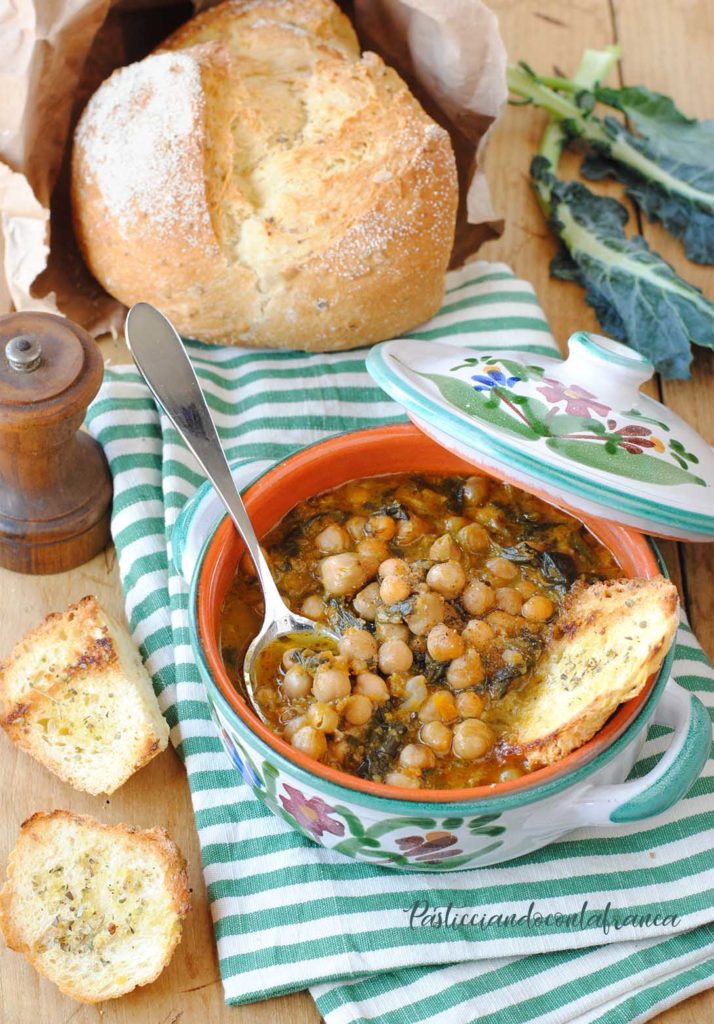 questa immagine rappresenta zimino di ceci alla genovese ricetta di pasticciandoconlafranca