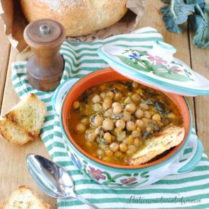 questa immagine rappresenta zimino di ceci alla genovese ricetta di pasticciandoconlafranca