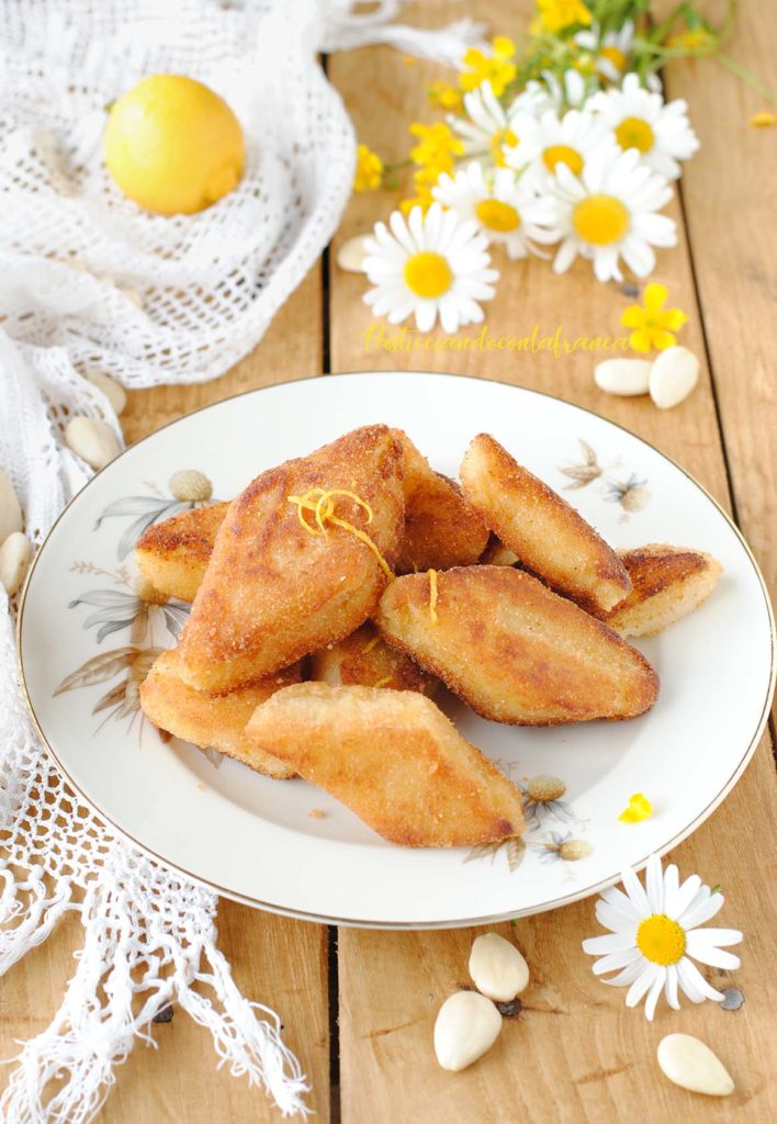 questa immagine rappresenta semolino dolce fritto ricetta di pasticciandoconlafranca