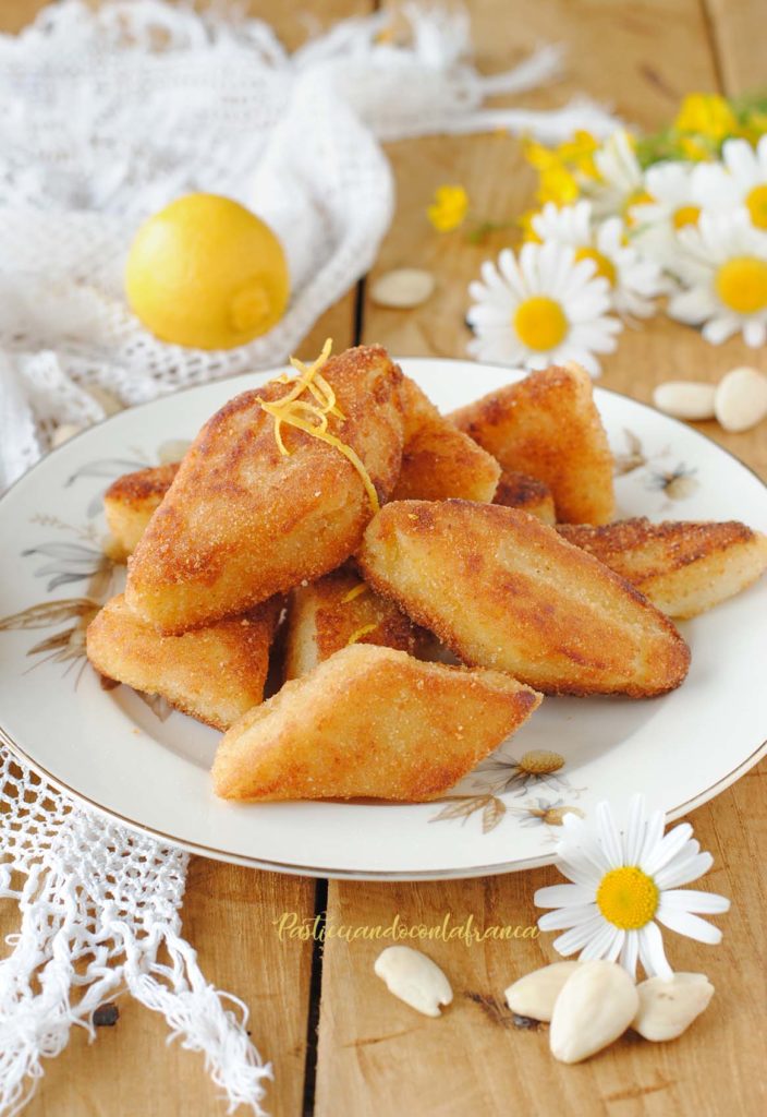 questa immagine rappresenta semolino dolce fritto ricetta di pasticciandoconlafranca