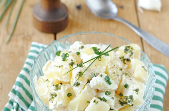 questa immagine rappresenta insalata tiepida di patate ricetta di pasticciandoconlafranca