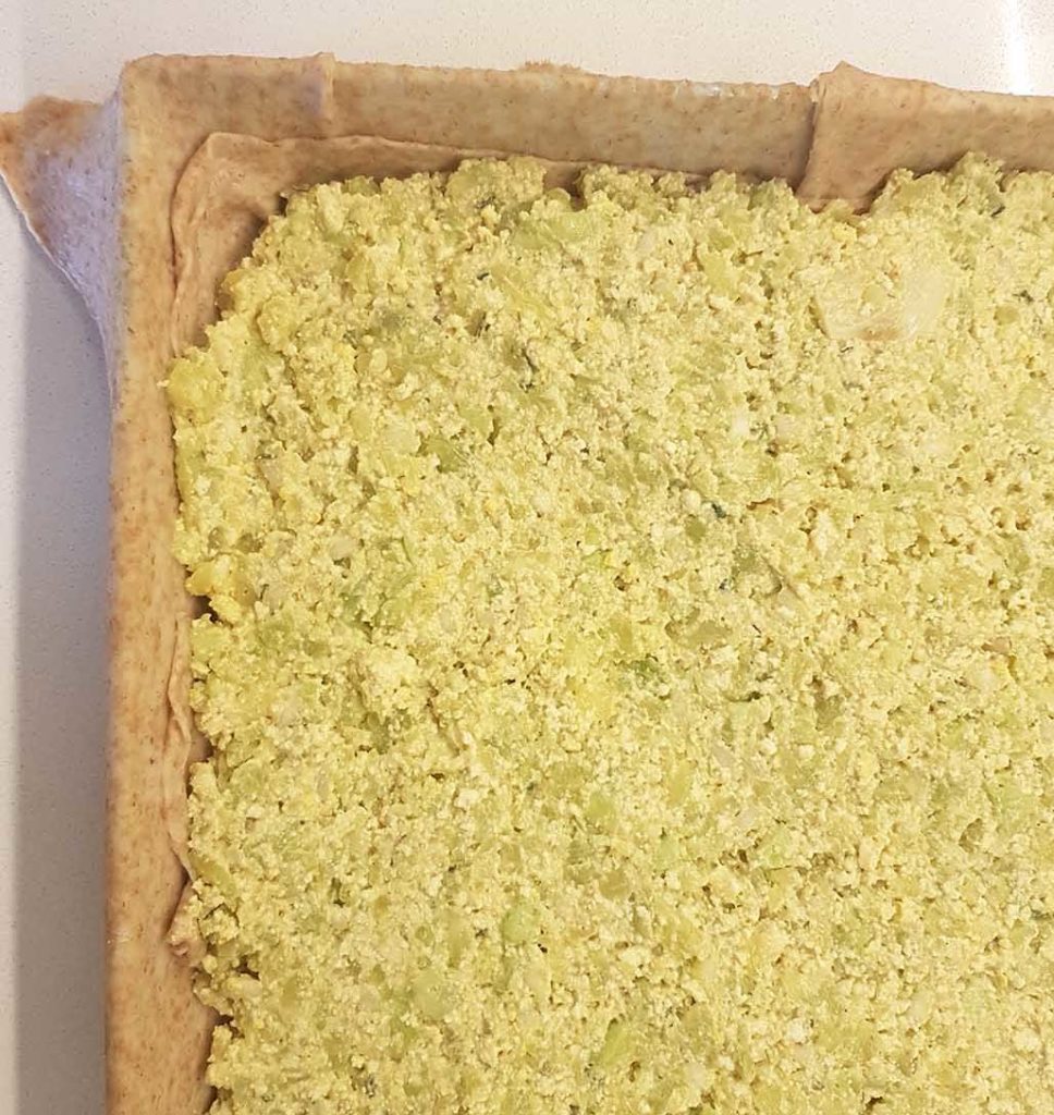 questa immagine rappresenta la mitica torta di riso ligure ricetta di pasticciandoconlafranca