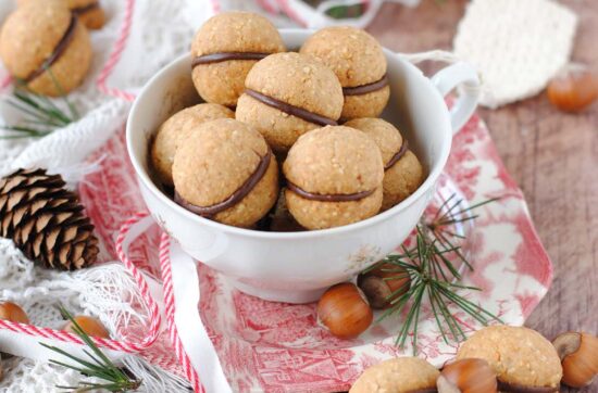 questa immagine rappresenta baci di dama vegani ricetta di pasticciandocnlafranca