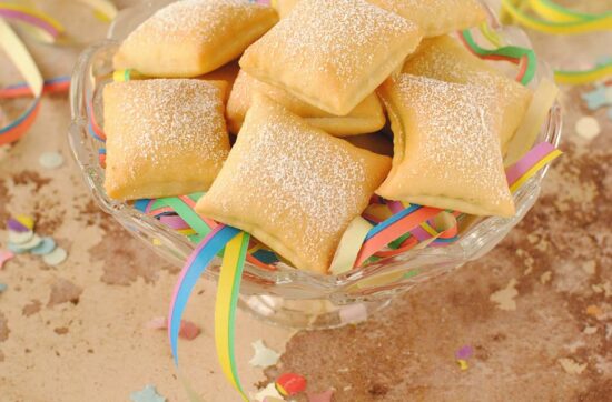 questa immagine rappresenta i ravioli dolci al forno ricetta di pasticciandoconlafranca