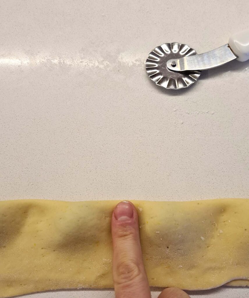 questa immagine rappresenta i ravioli dolci al forno ricetta di pasticciandoconlafranca