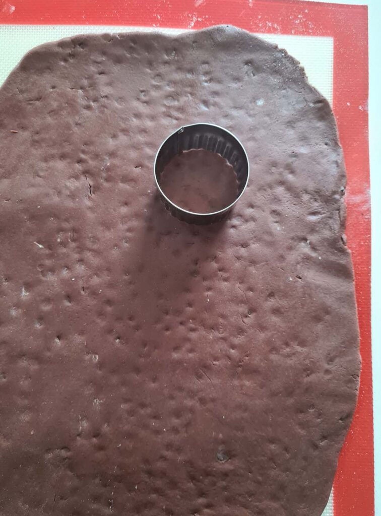 questa immagine rappresenta biscotti al doppio cioccolato ricetta di pasticciandoconlafranca